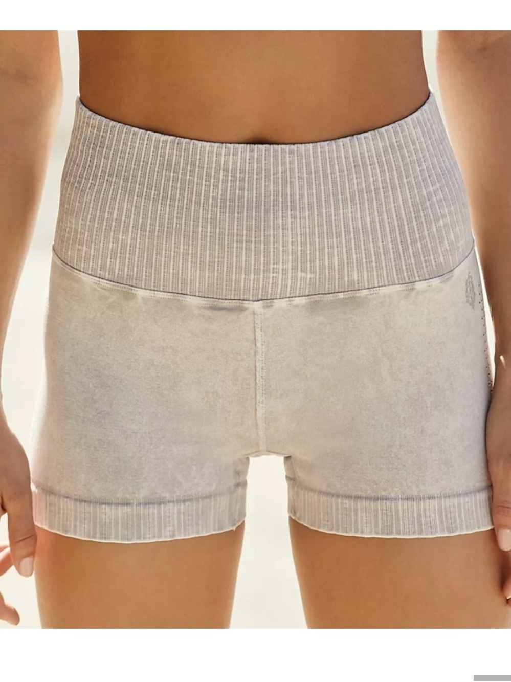 FP Movement Good Krama running shorts in grey.